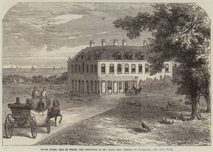 Brook House, Isle of Wight, the Residence of Mr Seely, MP, Visited by Garibaldi by John Jessop Hardwick