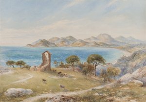 View of the Esterelles Mountains from Cannes