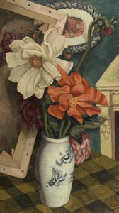 Still Life with Dahlias by John Joseph Wardell Power