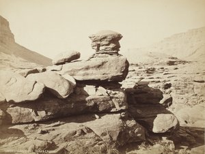 Eroded Sandstone, Kanab Canyon (Utah) by John K. Hillers