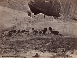 Ruins of Cliff Dwellings, Canyon de Chelly by John K. Hillers
