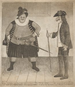 "Why, Sir John, my face does you no harm..." by John Kay