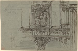 Trinity Church, Boston (nave) - Mural Study by John La Farge