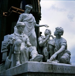 Engineering, sculpture group from the Albert Memorial by John Lawlor