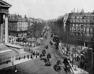Madeleine Boulevard in Paris, c. 1900