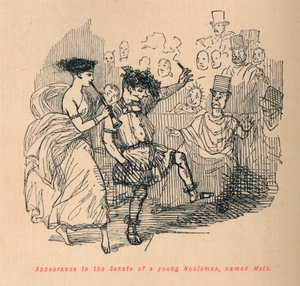 Appearance in the Senate of a young Nobleman, named Meto
