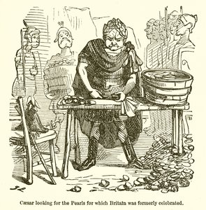 Caesar Looking for the Pearls for which Britain was Formerly Celebrated