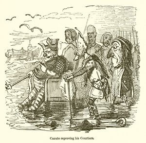 Canute Reproving His Courtiers by John Leech