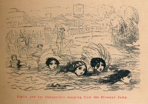 Cloelia and Her Companions Escaping from the Etruscan Camp, 1852