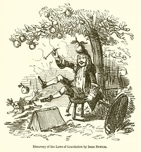 Discovery of the Laws of Gravitation by Isaac Newton by John Leech