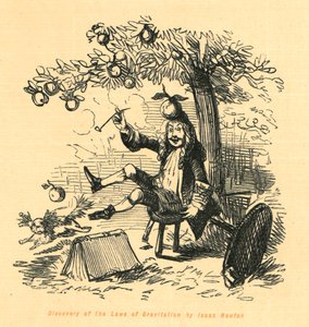 Discovery of the Laws of Gravitation by Isaac Newton by John Leech