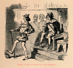 Edward II and his Favourite, Piers Gaveston