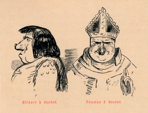 Gilbert a Becket, Thomas a Becket by John Leech