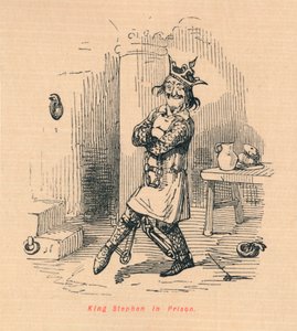 King Stephen in Prison by John Leech