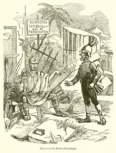 Marius in the Ruins of Carthage by John Leech