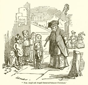 Non Angli Sed Angeli Forent Si Fuissent Christiani by John Leech