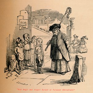 Non Angli sed Angeli forent si fuissent Christiani by John Leech