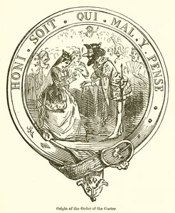 Origin of the Order of the Garter by John Leech