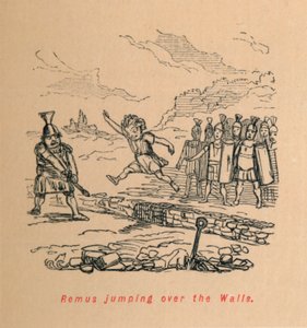 Remus Jumping Over the Walls by John Leech