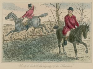 Romford Disturbs the Dignity of His Huntsman by John Leech