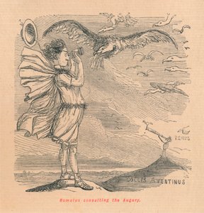 Romulus consulting the Augury by John Leech