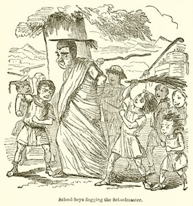 School-Boys Flogging the Schoolmaster by John Leech