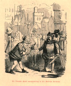 Sir Thomas Wyatt surrendering to Sir Maurice Berkeley