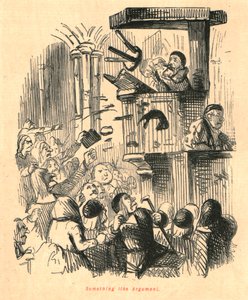 Something Like Argument, 1897 by John Leech