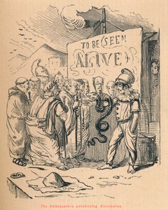 The Ambassadors purchasing Aesculaplus by John Leech