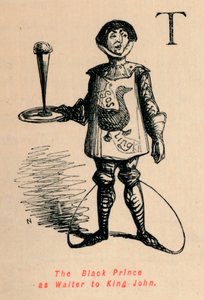 The Black Prince as Waiter to King John, c. 1860
