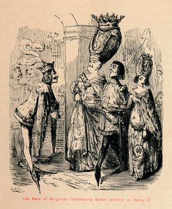 The Duke of Burgundy introducing Queen Isabella to Henry V
