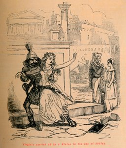 Virginia Carried Off by a Minion in the Pay of Appius by John Leech