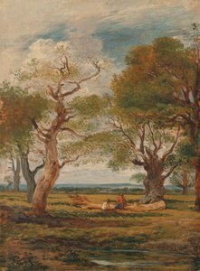 Landscape with Figures by John Linnell