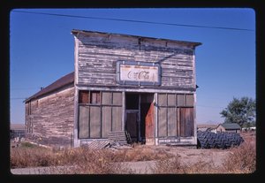 Abandoned Café, Joplin, Montana, USA by John Margolies