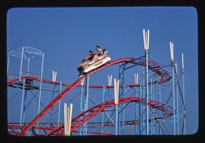 Roller coaster car, Atlantic City, New Jersey, USA