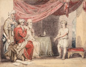 Christ Preaching to the Elders in the Temple by John Martin