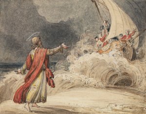 Christ Stilling the Tempest by John Martin