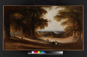 Landscape: View in Richmond Park by John Martin