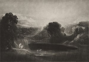 Paradise--Adam and Eve--the Morning Hymn by John Martin