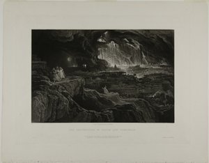 The Destruction of Sodom and Gomorrah, from Illustrations of the Bible
