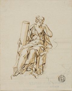 Fortitude: Unexecuted Design for the Monument to the First Duke of Marlborough by John Michael Rysbrack