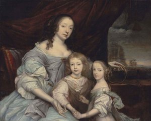 Mary Villiers and Her Children by John Michael Wright