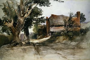 An Old Cottage at Tunbridge Wells by John Middleton