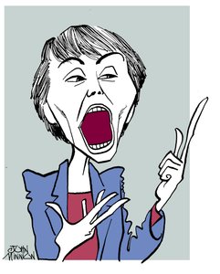 Camille Paglia, caricature
