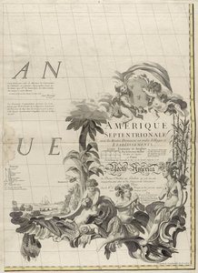 A map of the British and French dominions in America, 1756 by John Mitchell