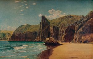 Cliffs at Barlow, c1877 by John Mogford