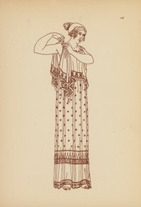 Ancient Greek Female Costume by John Moyr Smith