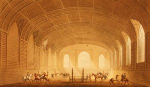 The Riding House from Views of the Royal Pavilion, Brighton by John Nash by John Nash