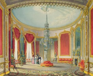 The Saloon in Its Final Phase from Views of the Royal Pavilion, Brighton by John Nash, 1826