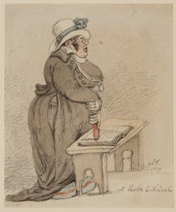 At Exeter Cathedral, 1809 by John Nixon